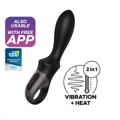   Satisfyer Heat Climax - intelligenter Analvibrator mit Heizfunktion (schwarz)