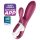 Satisfyer Hot Bunny - Intelligentes, wärmendes Klitoris-Vibrator (Rot)