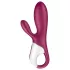 Satisfyer Hot Bunny - App-gesteuerter, wärmender Vibrator mit Klitorisarm (rot)