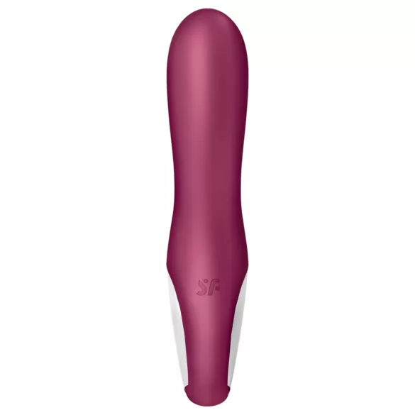 Satisfyer Hot Bunny - App-gesteuerter, wärmender Vibrator mit Klitorisarm (rot)