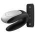 Satisfyer Double Fun - intelligenter, wasserdichter Partner-Vibrator (schwarz)