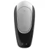 Satisfyer Double Fun - intelligenter, wasserdichter Partner-Vibrator (schwarz)