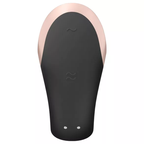 Satisfyer Double Love - intelligenter, kabelloser Paarvibrator (schwarz)