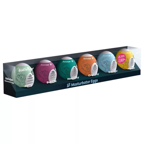 Satisfyer Egg Set - Eier Masturbator Set (6 Stück)