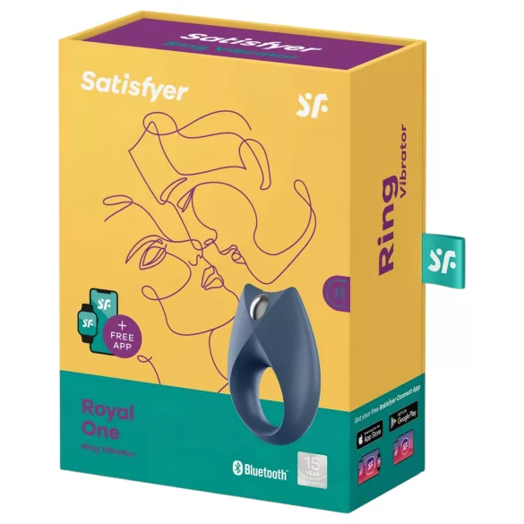 Satisfyer Royal One - Intelligenter Vibrations-Penisring (blau)