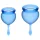 Satisfyer Feel Good - Menstruationstassen-Set (blau) - 2 Stk.