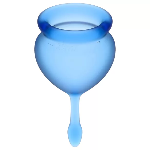 Satisfyer Feel Good - Menstruationstassen-Set (blau) - 2 Stk.