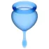 Satisfyer Feel Good - Menstruationstassen-Set (blau) - 2 Stk.