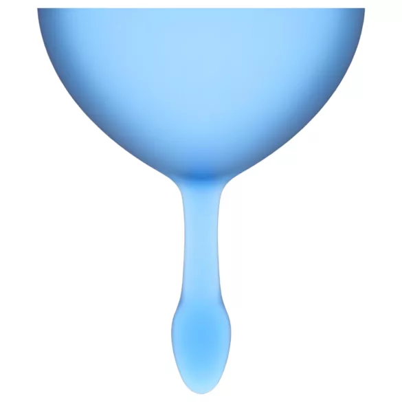 Satisfyer Feel Good - Menstruationstassen-Set (blau) - 2 Stk.