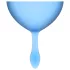 Satisfyer Feel Good - Menstruationstassen-Set (blau) - 2 Stk.