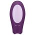 Satisfyer Double Joy - Intelligenter, wasserdichter Paarvibrator (Lila)