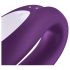 Satisfyer Double Joy - Intelligenter, wasserdichter Paarvibrator (Lila)