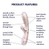 Satisfyer Hot Lover - intelligenter Vibrator (silber)