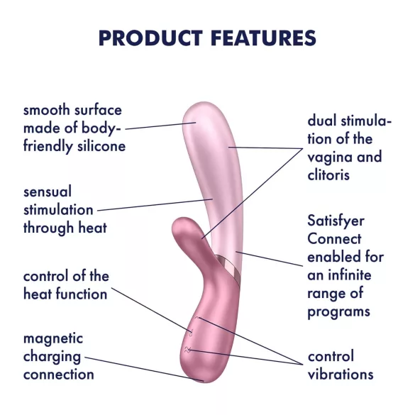 Satisfyer Hot Lover - App-gesteuerter Vibrator (Pink)