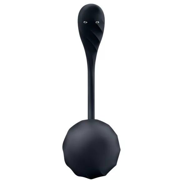 Satisfyer Ribbed Petal - Funk-Ei mit Fernbedienung (schwarz)