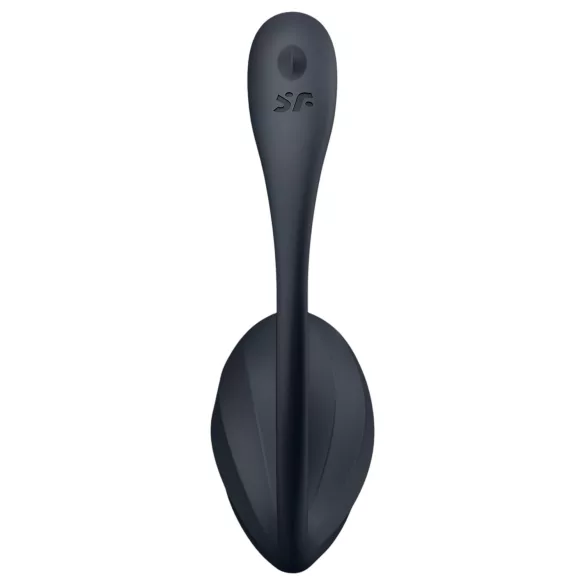 Satisfyer Ribbed Petal - Funk-Ei mit Fernbedienung (schwarz)