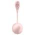 Satisfyer Geripptes Blütenblatt - Vibroei mit Fernbedienung (pink)