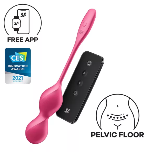 Satisfyer Love Birds 2 - smarter, vibrierende Geishakugel (Pink)