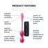 Satisfyer Love Birds 2 - smarter, vibrierende Geishakugel (Pink)