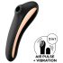 Satisfyer Dual Kiss - Wiederaufladbarer G-Punkt- und Klitoris-Vibrator (Schwarz)