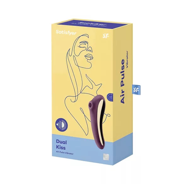 Satisfyer Dual Kiss - 2in1, Vaginal- & Klitorisvibrator (lila)
