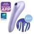 Satisfyer Dual Pleasure - Smartes 2in1 Luftdruck-Vibrator (Lila)