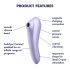 Satisfyer Dual Pleasure - Smartes 2in1 Luftdruck-Vibrator (Lila)