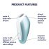 Satisfyer Love Breeze - wasserfester Klitoris-Stimulator (Blau)