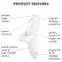 Satisfyer Bold Lover – Akku Finger-Vibrator, wasserdicht (Weiß)