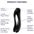Satisfyer Candy Cane - Akku, wasserdichter Dualvibrator (Schwarz)