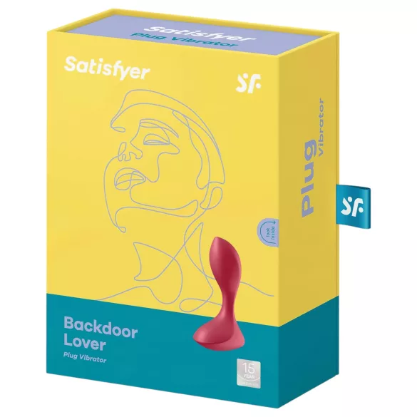 Satisfyer Backdoor Lover - Akku Wasserdichter Analvibrator (Rot)