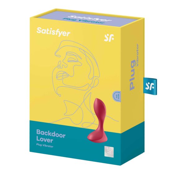 Satisfyer Backdoor Liebhaber - wiederaufladbarer, wasserfester Analvibrator (rot)