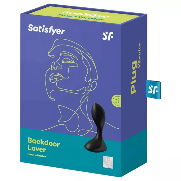 Satisfyer Backdoor Lover - Akku, wasserdichter Analvibrator (schwarz)