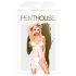 Penthouse Sweet Beast - Rosüm Babydoll-Set (Weiß)