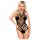 Penthouse Go Hotter - Schwarzer Neckholder-Body mit Cutouts