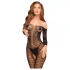 Penthouse Dreamy Diva - Zickzack-Carmen-Overall (schwarz) - XL
