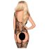 Penthouse Love Bud - Spitze Netz-Set offen (schwarz) - XL
