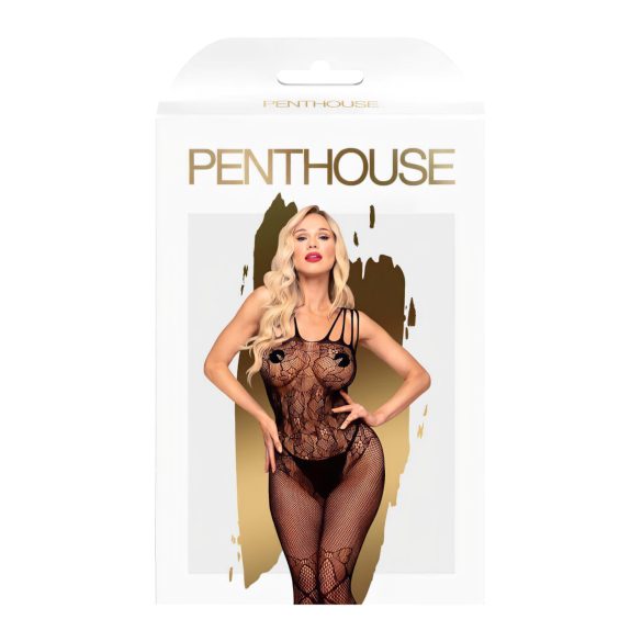 Penthouse Dirty Mind - ouvert Netzoverall (schwarz)