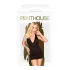 Penthouse Earth-shaker - Halterkleid und String (schwarz) - M/L