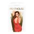 Penthouse Heart Rob - Neckholder-Kleid und String (Rot) - L/XL