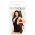 Penthouse Heart Rob - Neckholder-Kleid und String (schwarz)