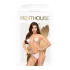 Penthouse Body Search - Offener Netz-Overall (Weiß) - XL
