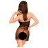 Penthouse All Yours - Spitzen-Nachthemd und String (Schwarz) - M/L
