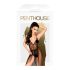 Penthouse Best Forplay - Spitzen-Body mit Tülltuch (schwarz) - M/L