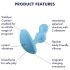 Satisfyer Deep Diver - Intelligenter Analvibrator (Blau)
