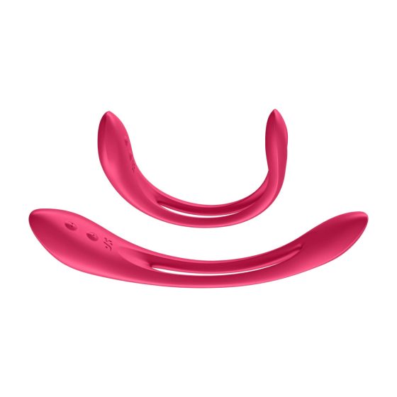 Satisfyer Elastic Joy - wiederaufladbarer, flexibler Paarvibrator (rot)