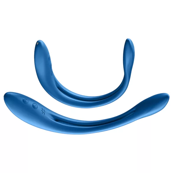 Satisfyer Elastic Game - Akku, flexibler Paarvibrator (blau)