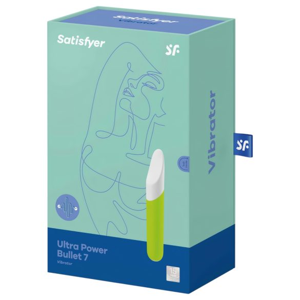 Satisfyer Ultra Power Bullet 7 - wasserdichter Klitorisvibrator (grün)