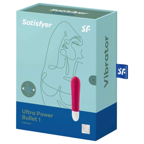 Satisfyer Ultra Power Bullet 1 - Akku, wasserdichter Vibrator (rot)