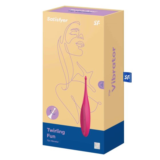 Satisfyer Wirbelnder Spaß - wiederaufladbarer, wasserdichter Klitorisvibrator (Magenta)